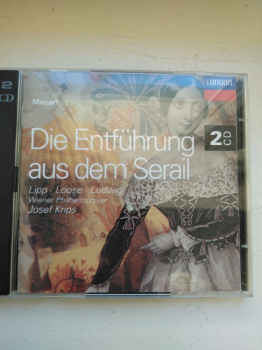 2 CD Mozart Die Entführung aus dem Serail Josef Krips Wilma Lipp - Afbeelding 1 van 2