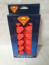Superman Logo Ice Cube Tray Silicon Red DC Co...