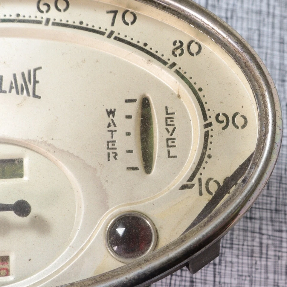 34-35 Hudson Terraplane Instrument Cluster Speedometer w/Gas & Water Level, Trip Foto 3 de 4