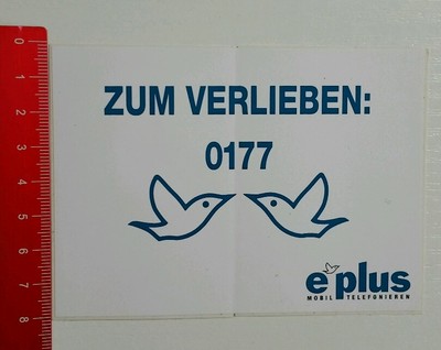 Aufkleber/Sticker: e plus - zum verlieben (27061617)