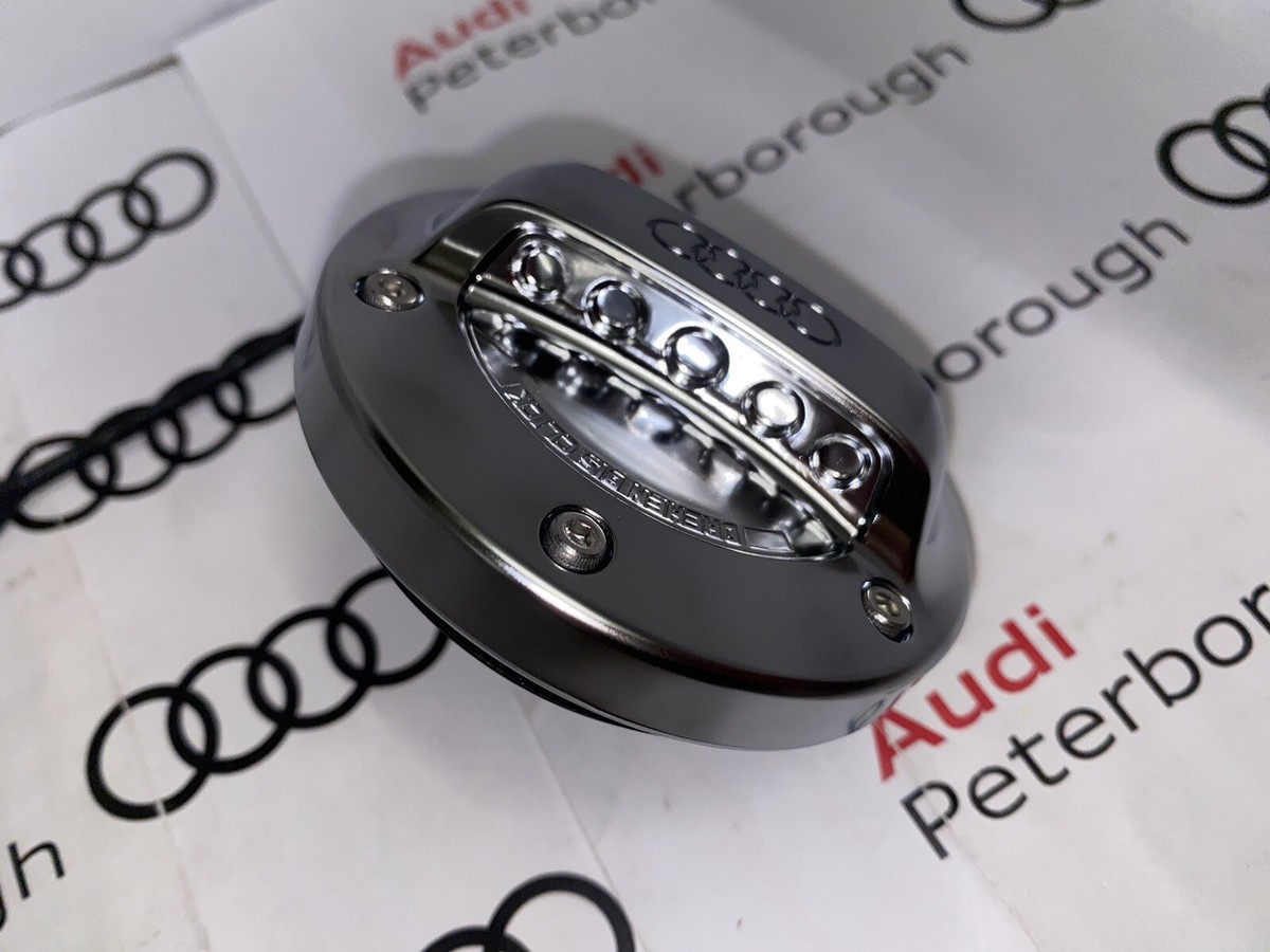 Audi Fuel Tank Cap High-Quality Detail in Aluminium Look 
