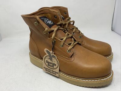 Georgia Boot Men's Wedge Work Boots  G6152 size 11.5 (w708) Soft Toe Boots