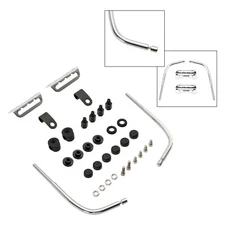 Universal Motorcycle Retro Cafe Racer Headlight Windshield Mounting Bracket #3