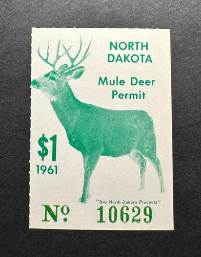 Lot De 4 Permis De Chasse Au Cerf Colorado 1977-1980 – Timbres Non Oblitérés MNH