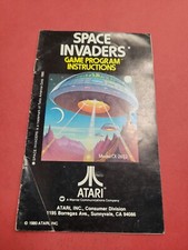 Space Invaders Atari 2600 Manual Only