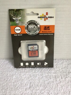 Maxflash Trail Cam SD HC 16GB Memory Card