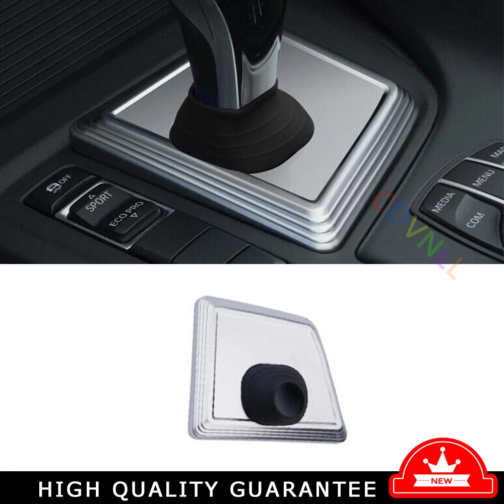 Console Gear Shift Frame Cover Trim 1* Fit For BMW X1 F48 2020-2022 Matte Silver