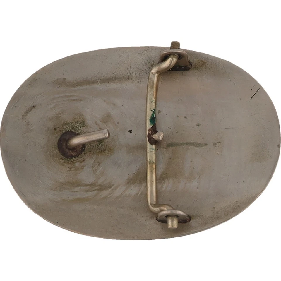 G Plateado Vaquera Flor Floral Rodeo Western Damas Niñas Vintage Hebilla de Cinturón Foto 2 de 4