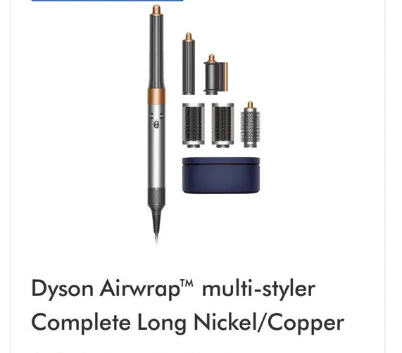 Dyson Airwrap Multi-Styler Complete Long, Nickel/Copper . | eBay
