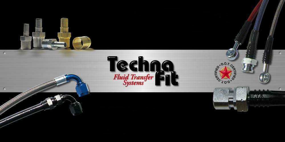 TechnaFit Stainless Steel Braided Brake Lines 9802 Ford Escort ZX2