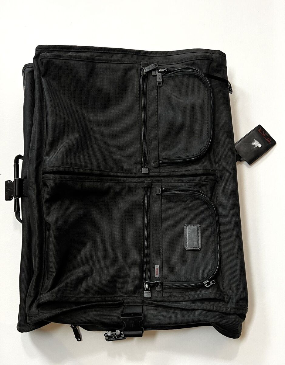 TUMI Alpha Bi Fold Garment Bag in Black 22133DH | eBay TUMI Alpha Bi Fold Garment Bag in Black 22133DH | eBay
