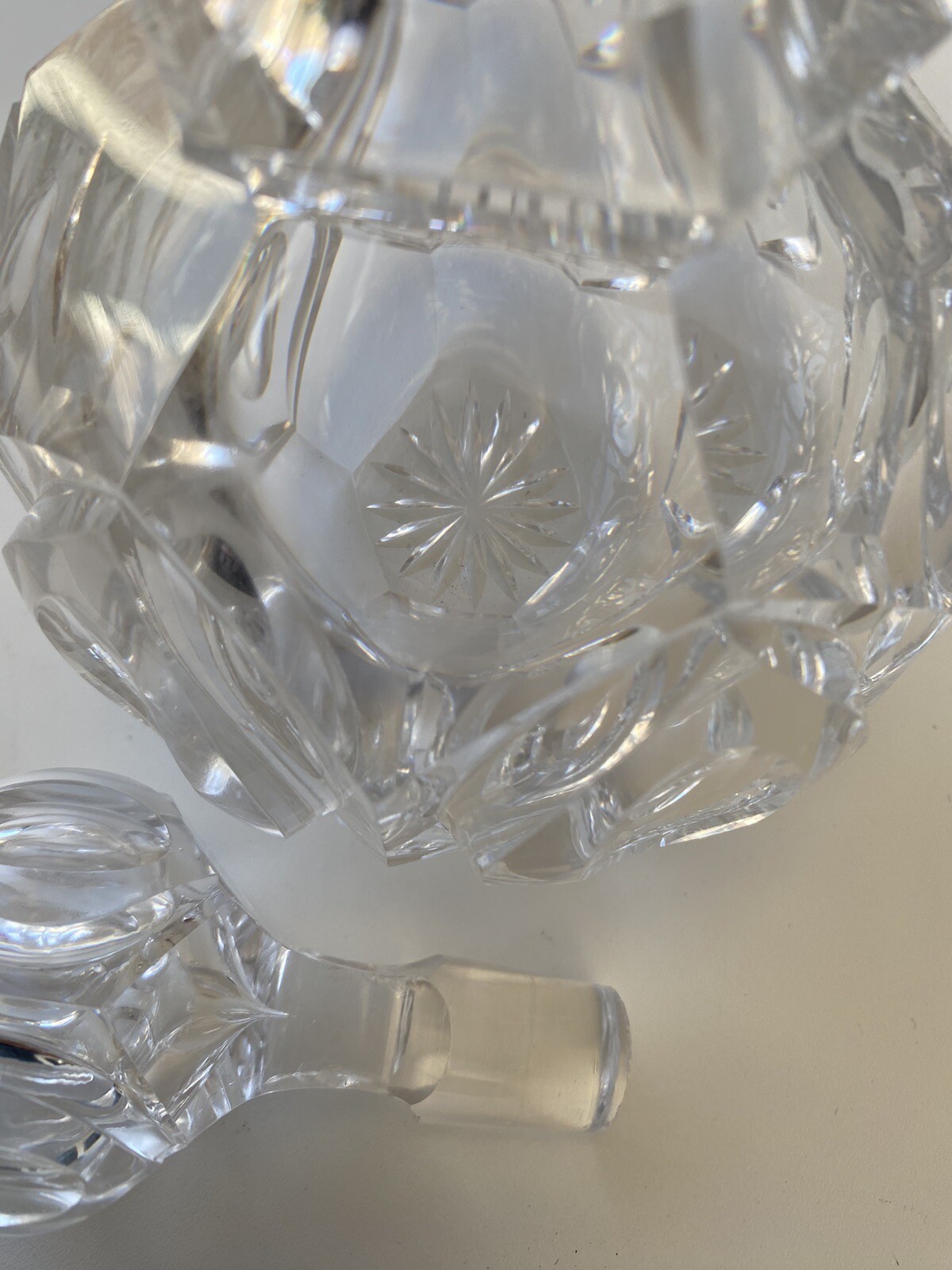 Antique Victorian quality cut glass decanter eBay