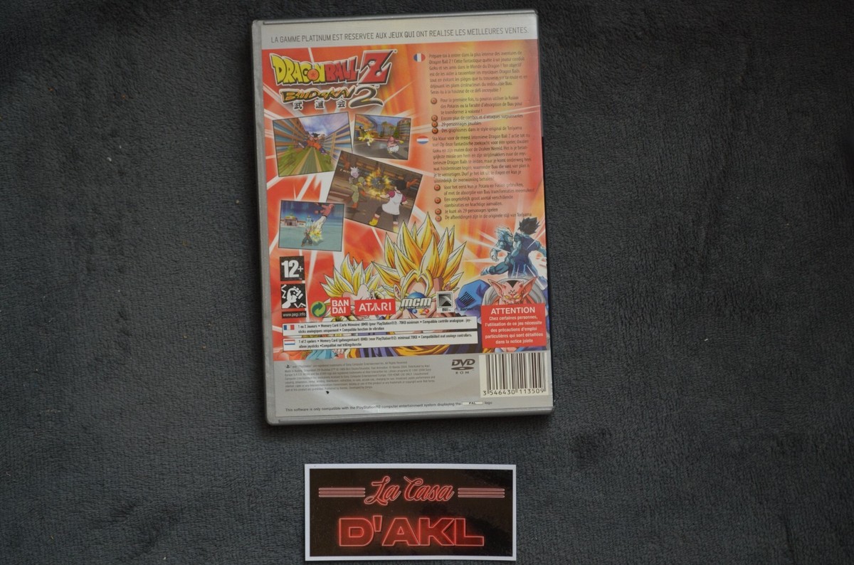 Dbz Dragon Ball Z Budokai 2 Jeu Ps2 Playstation 2 Pal Fr