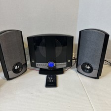 GPX HM3817DTBLK Wall-Mountable Micro FM Stereo System CD-Player ALL WORKS