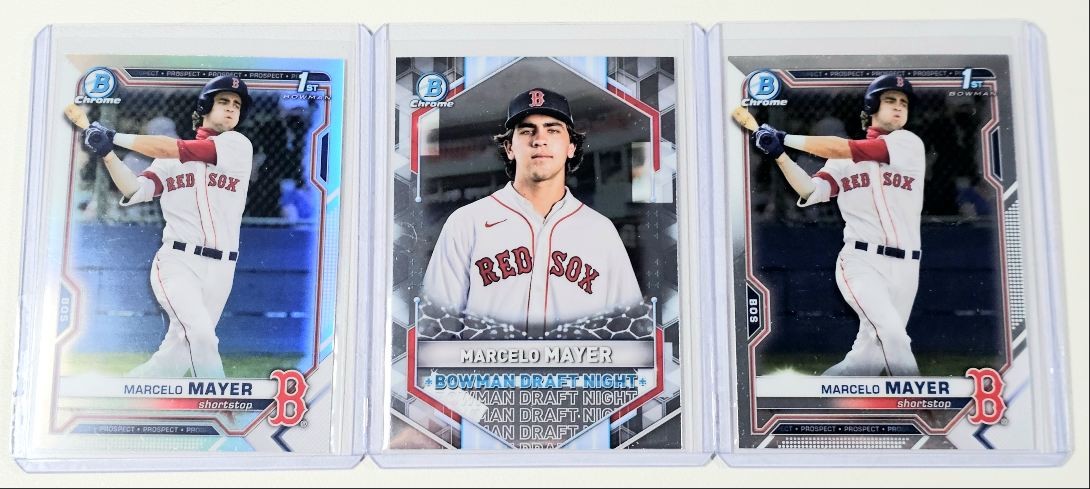 [3] MARCELO MAYER 2021 BOWMAN CHROME DRAFT 1ST BASE REFRACTOR Q4920