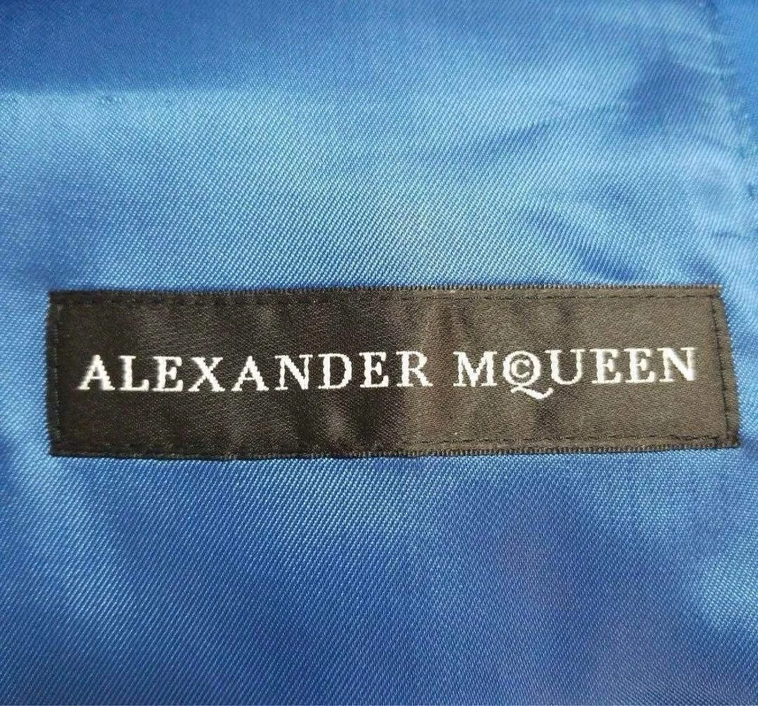 Alexander McQueen Blue Blazer Jacket Size IT 50 image 5