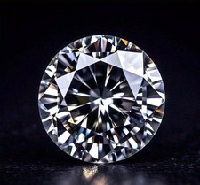 Round Cut 5 CT Natural D Color Lab Grown VVS1 Clarity CVD Diamond Certified