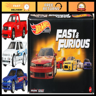 Premium Fast & Furious Die-Cast Toy Cars Set of 5 - 1:64 Scale Collectible Bundl