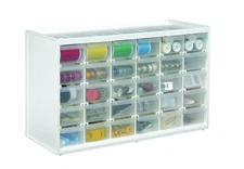 6830PC Store-In-Drawer Cabinets - Wall Mountable Storage Cabinet with 30 Draw...