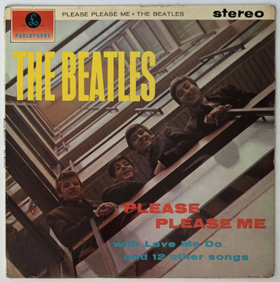 BEATLES★Please Please Me UK Gold Parloph BEATLES Near Mint UK Stereo Gold PARLOPHONE Please Please Me LP