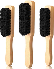 3 Pcs Laundry Stain Brush Soft Bristle Brush Velvet Furniture with Wooden Handle