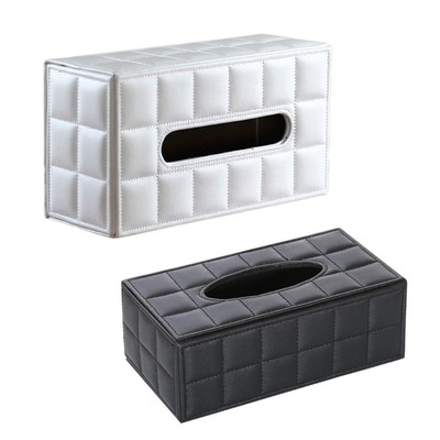 Multipurpose sTURDY PU Leather Tissue Box Suitable for Bedroom or LoungeS