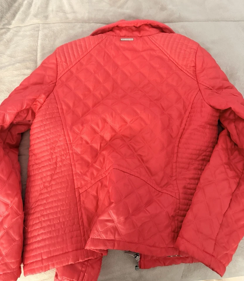 Quilted Puff Jacket Small S Coral by Andrew Marc, Women's Winter Marc New York - Image 2 of 4