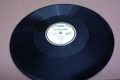 1954 KING records DJ 78 rpm Bonnie Lou Blue Tennesee rain / Wait for me PLAYS EX