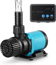 800GPH 30W16FT Aquarium 24V DC Water Pump with Controller,Submersible and Inline