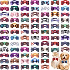 Dog Bow Ties for Small Dogs 80 Adjustable Small Dog Bowties Large Puppy Bowtie