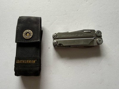 Leatherman Wave Plus + Multi-Tool! SILVER & BLACK! WITH SHEATH!  FAST SHIPPING