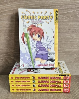 Manga: Comic Party Band 1-5, komplett, 1. Auflage