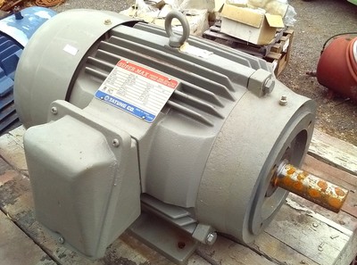 Tatung, 15hp, 1760 rpm, 254TC frame, 3 phase, 575 volts, electric motor