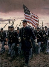 1996 The Civil War #68 Art of Mort Kunstler Chamberlain and the 20th Maine