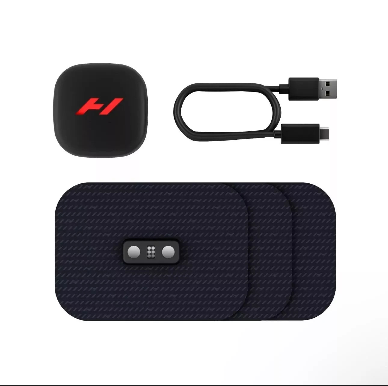 Hyperice Venom Go Body Massager Heat And Vibration Wearable Pain Relief Black