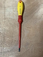 Wiha Tools 32024 SoftFinish Insulated Screwdrivers - 4.5 x 125 mm