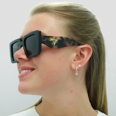 Prada Sunglasses PR23YS 1AB5S0 Black Dark Gray | eBay display picture 1