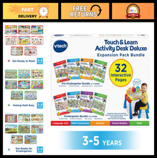 4-in-1 Touch Learn Activity Desk Expansion Pack for Kids Age 3-5 - Educational