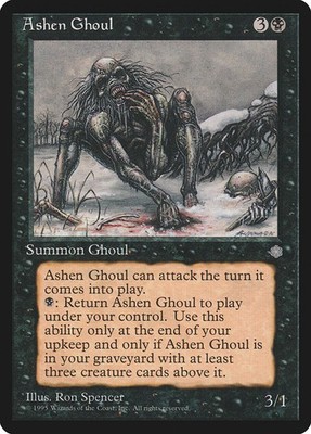 4x Ashen Ghoul - LP - Ice Age block - SPARROW MAGIC mtg