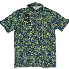 Under Armour Mens Playoff 3.0 Polo Golf Shirt-Small Midnight Camo NWT UPF 40