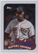 2023 Archives 1989 Topps Doubleheaders Rafael Devers Wade Boggs #89DH-7 HOF 18sb