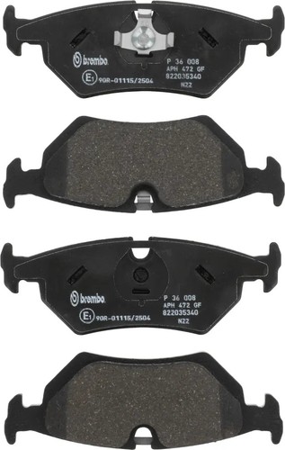 Brembo 2016 BMW 328i Premium Low-Met OE Equivalent Pad - Rear