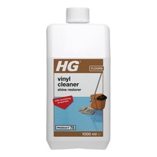 HG Vinyl Floor Cleaner & Shine Restorer, LVT 500 ml (Pack of 1), White 