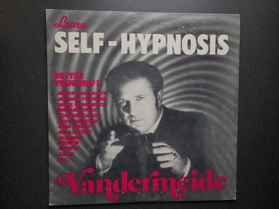 LEARN SELF HYPNOSIS LP EX Vandermeide 1973 Signed Original First Issue OOP