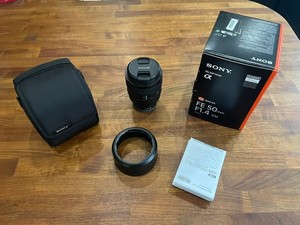Sony FE 50mm F1.4 G Master Full Frame E-mount Lens