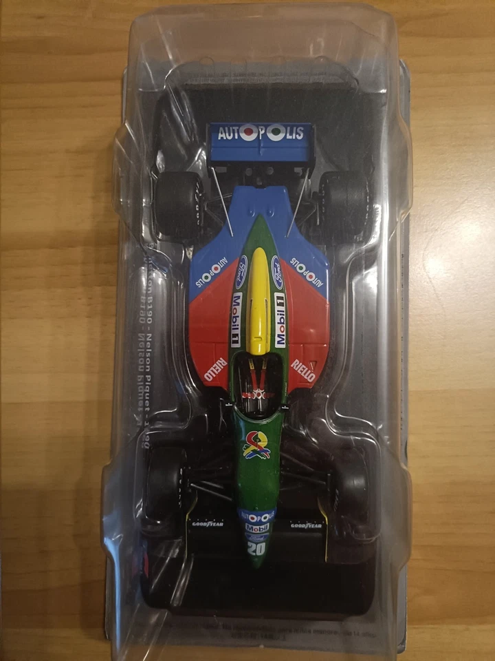 Modellino auto scala 1:24 Spark Model  Nelson Piquet - Benetton B190 - 1990 - Immagine 3 di 4