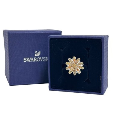 Swarovski Eternal Flower ring Flower, Multicolored, Rhodium plated 60 / 9 USA
