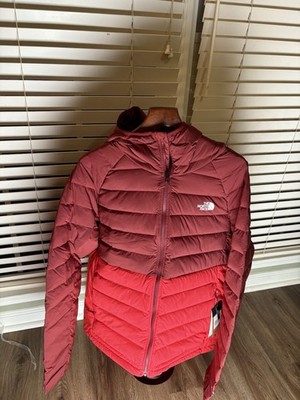 The North Face Men'sBLVW Full Zip Strch Dwn HDY Cordovan/TNRed. Size XXLSlimfit