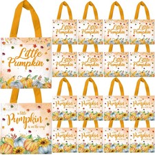 20Pcs Little Pumpkin Baby Shower Bags Fall Pumpkin Gift Bags, Fall Autumn Gif...