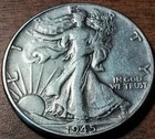 1945 Walking Liberty Half Dollar
